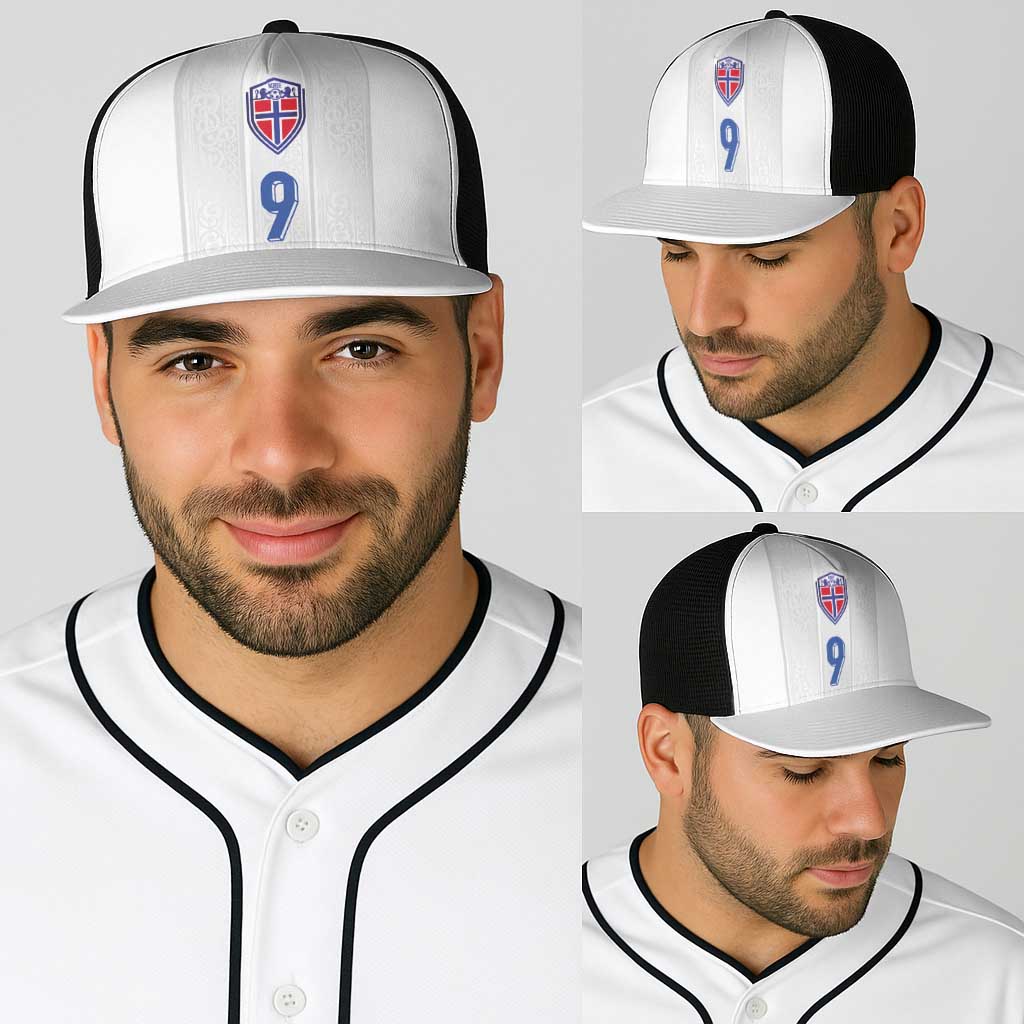 Custom Norway Football Baseball Net Cap Nordic Knot Pattern