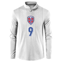 Custom Norway Football Button Sweatshirt Nordic Knot Pattern