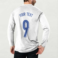 Custom Norway Football Button Sweatshirt Nordic Knot Pattern