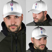 Custom Norway Football Classic Cap Nordic Knot Pattern