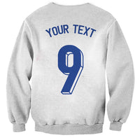 Custom Norway Football Sweatshirt Nordic Knot Pattern