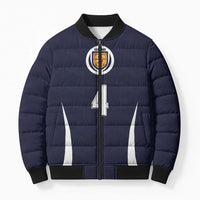 Custom Scotland Football Bomber Puffer Jacket Glory 2026