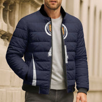 Custom Scotland Football Bomber Puffer Jacket Glory 2026