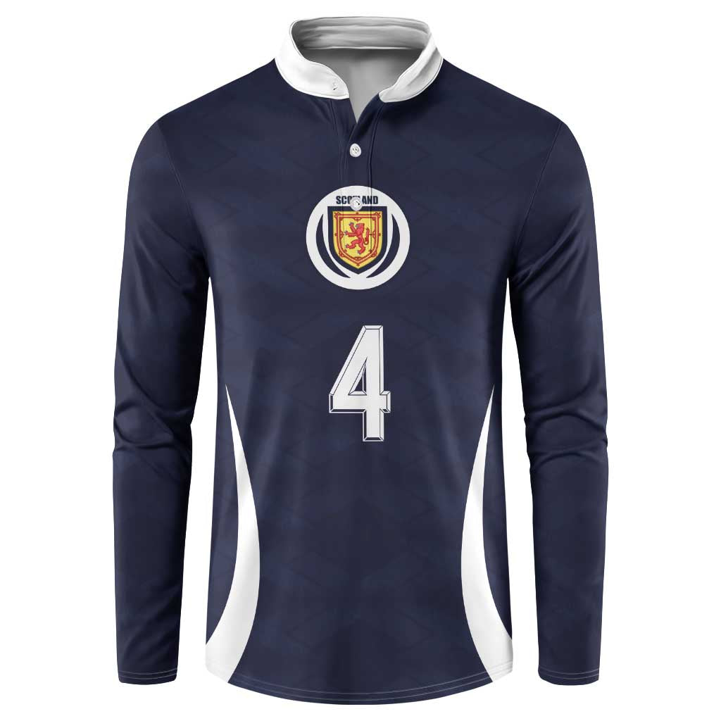 Custom Scotland Football Button Sweatshirt Glory 2026