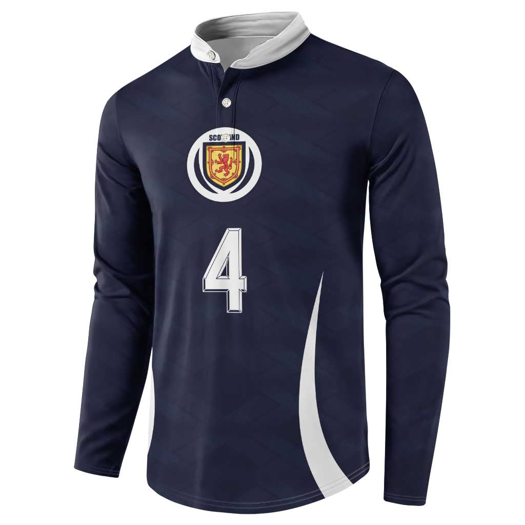 Custom Scotland Football Button Sweatshirt Glory 2026