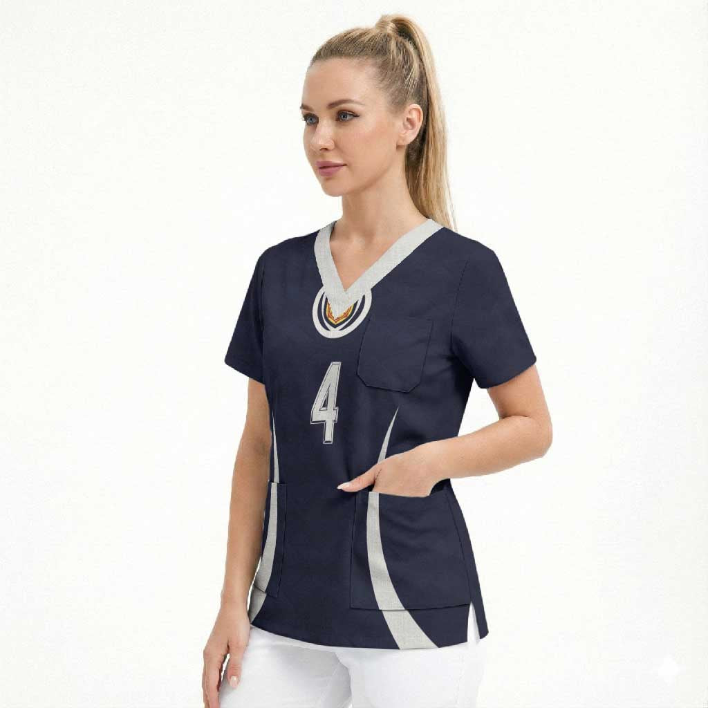 Custom Scotland Football Scrub Top Glory 2026