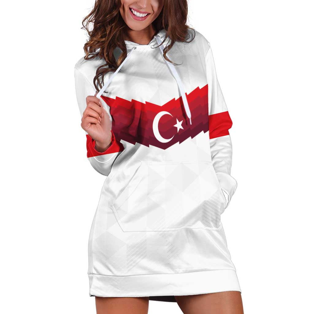 Turkey Football 2024 Go Champion Hoodie Dress - Wonder Print Shop