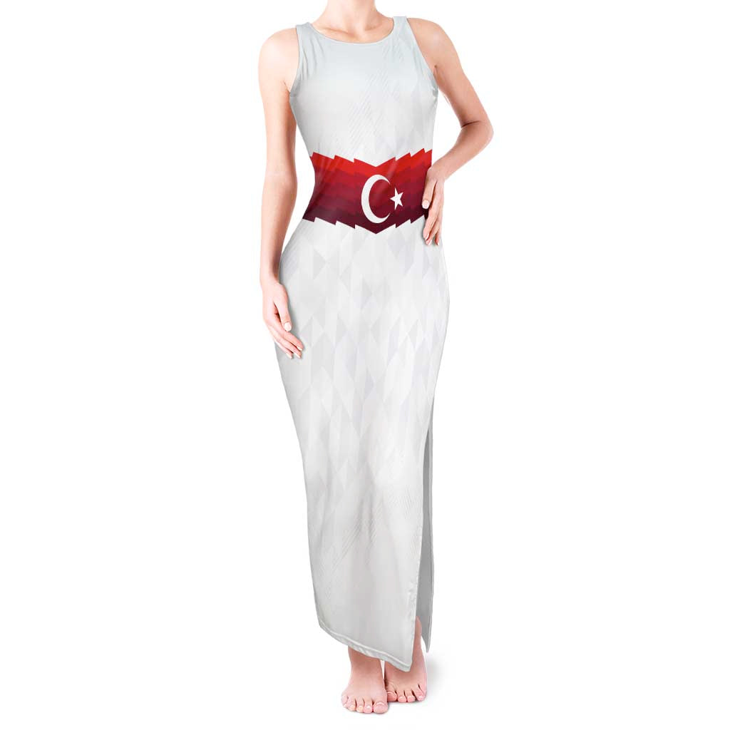 Turkey Football 2024 Go Champion Tank Maxi Dress - Wonder Print Shop