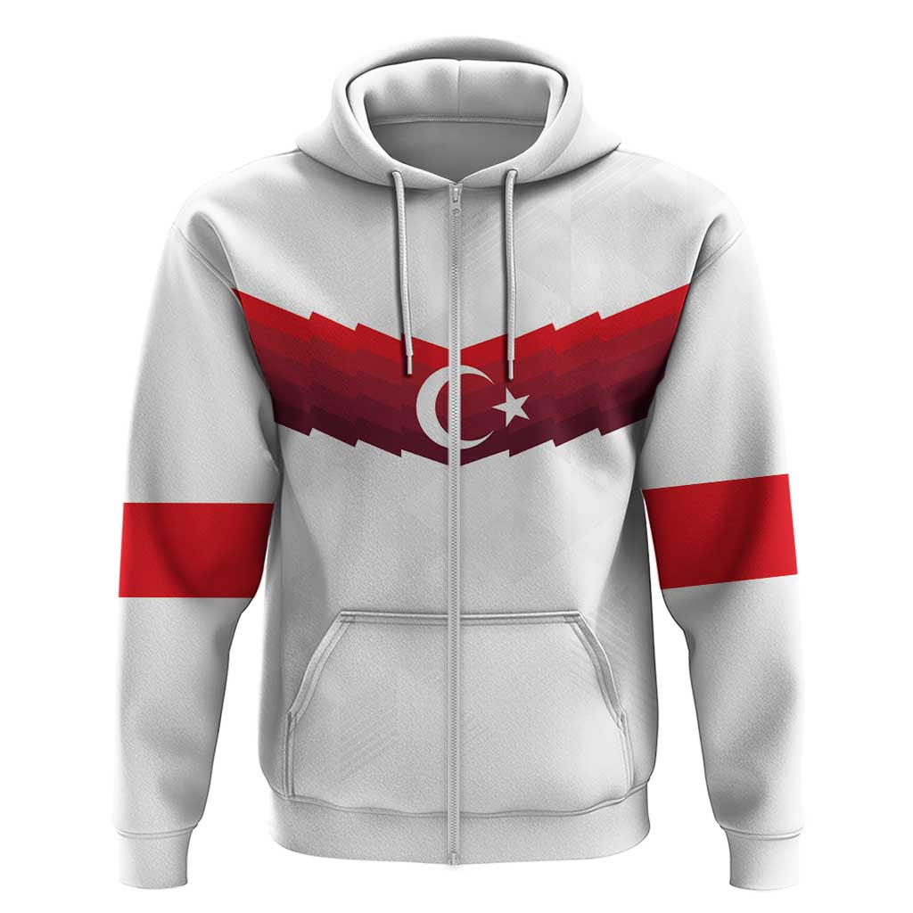 Turkey Football 2024 Go Champion Zip Hoodie - Wonder Print Shop