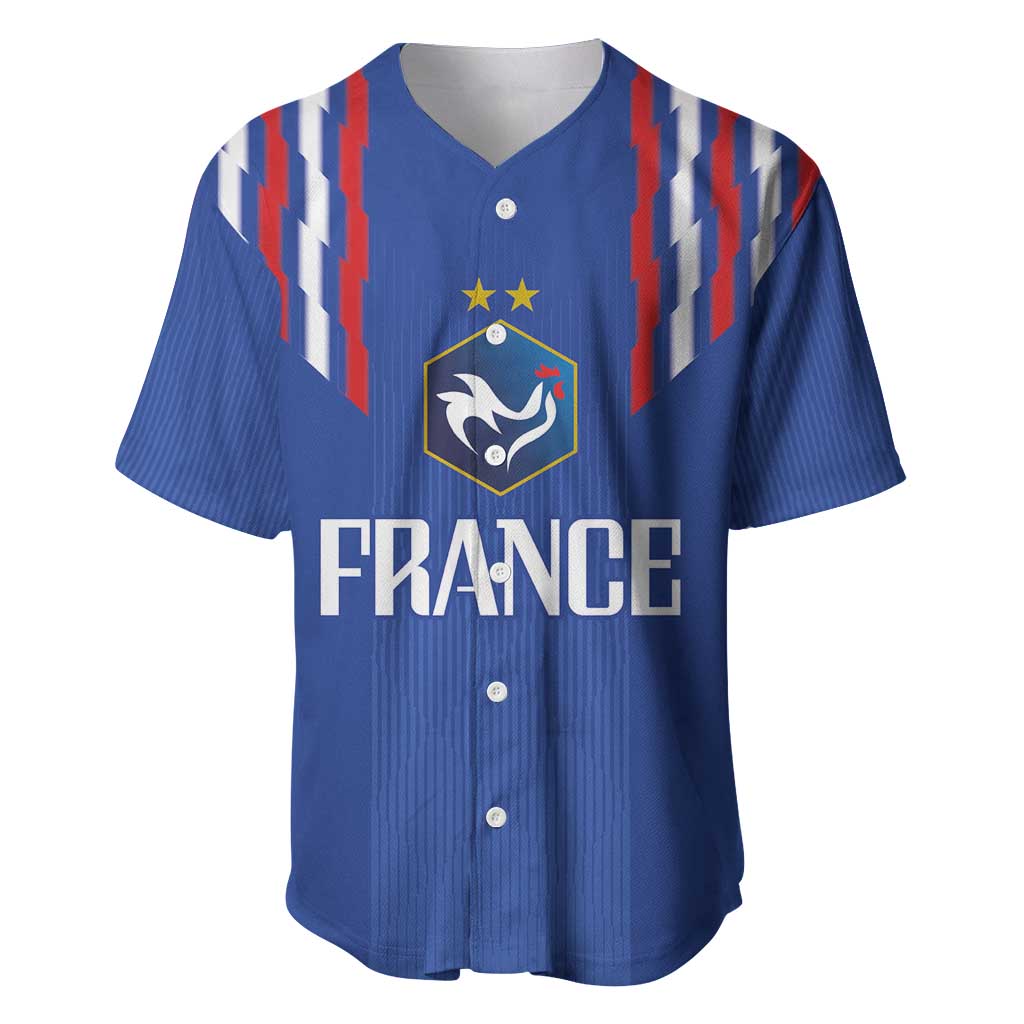 France Football 2024 Go Champion Baseball Jersey - Wonder Print Shop