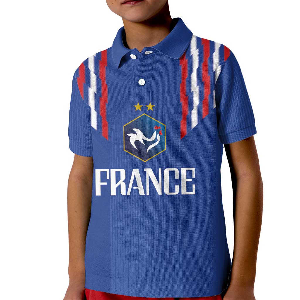 France Football 2024 Go Champion Kid Polo Shirt - Wonder Print Shop