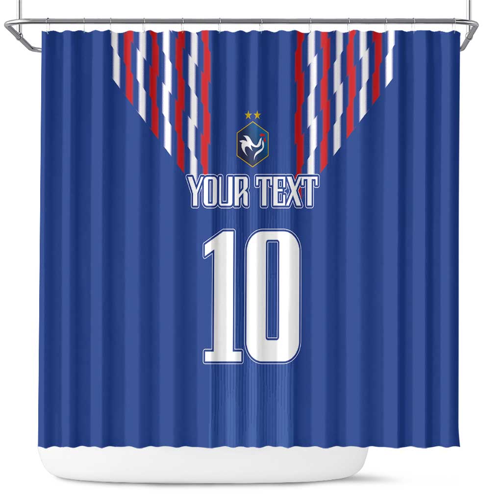 France Football 2024 Go Champion Shower Curtain