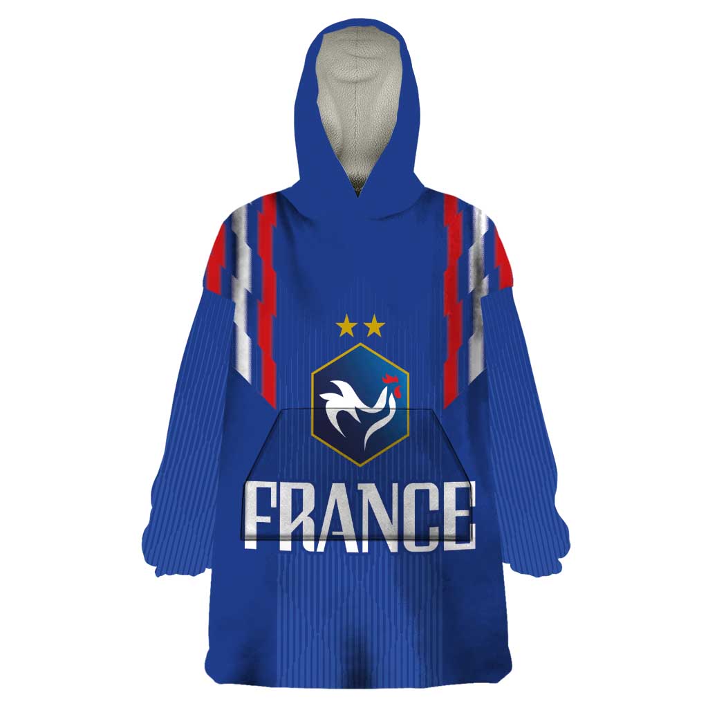 France Football 2024 Go Champion Wearable Blanket Hoodie - Wonder Print Shop