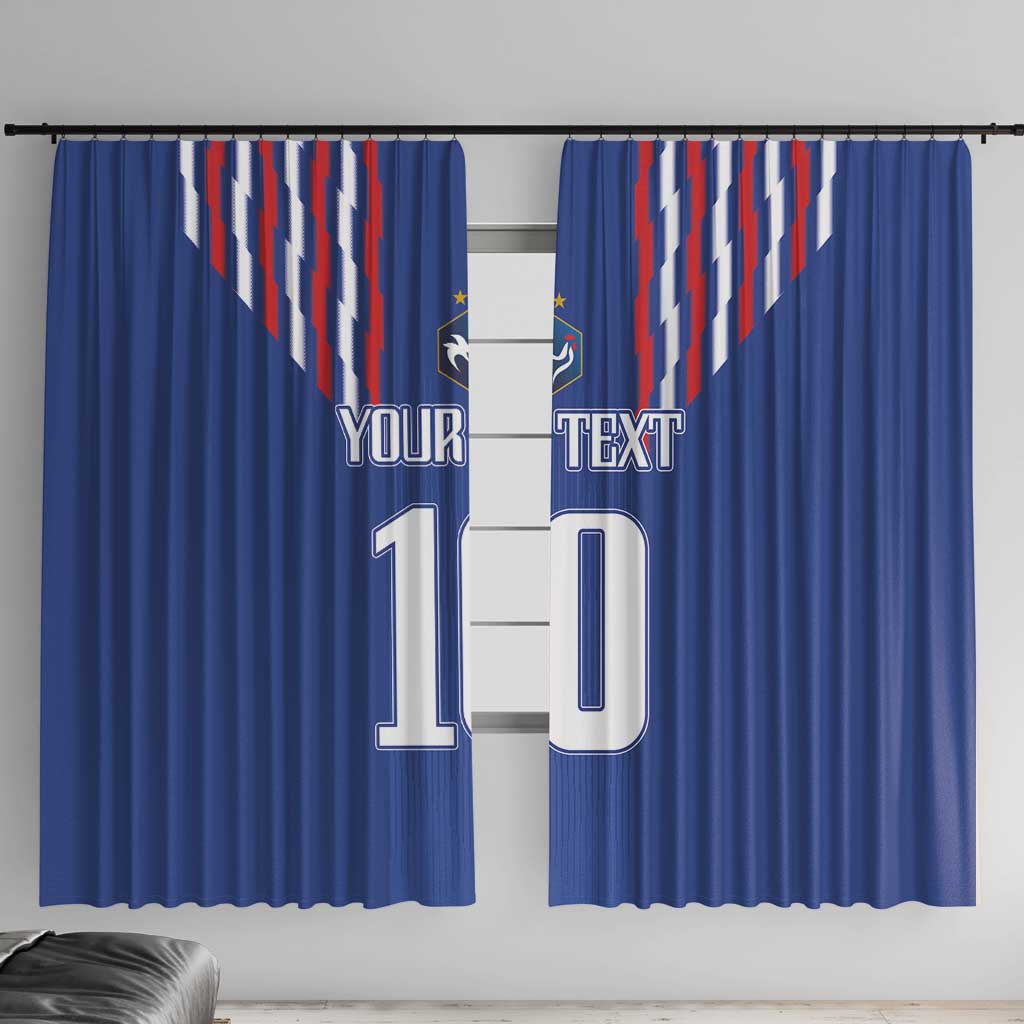 France Football 2024 Go Champion Window Curtain - Wonder Print Shop