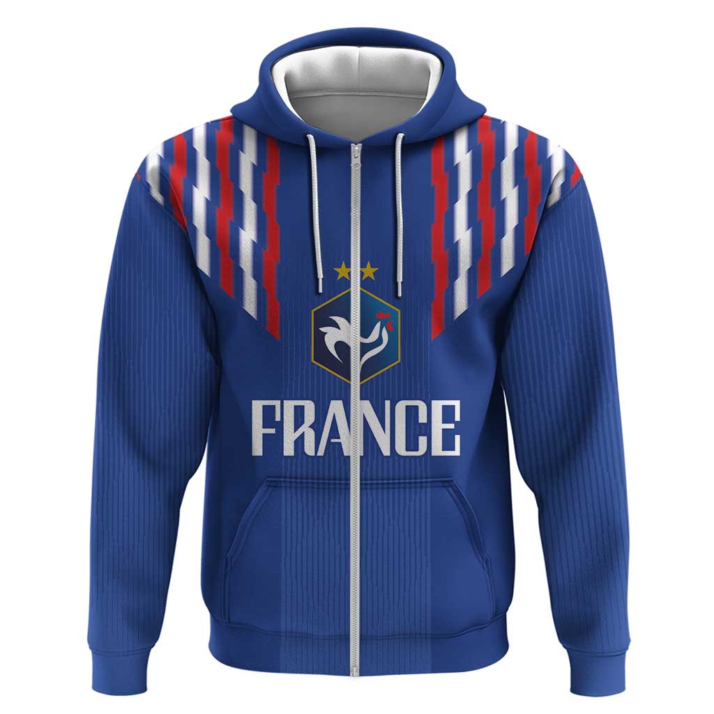 France Football 2024 Go Champion Zip Hoodie - Wonder Print Shop