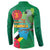 Dominica Independence Day Button Sweatshirt Imperial Amazon With National Flag and Map - Wonder Print Shop