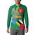 Dominica Independence Day Button Sweatshirt Imperial Amazon With National Flag and Map - Wonder Print Shop