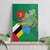 Dominica Independence Day Canvas Wall Art Imperial Amazon With National Flag and Map - Wonder Print Shop