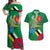 Dominica Independence Day Couples Matching Off Shoulder Maxi Dress and Hawaiian Shirt Imperial Amazon With National Flag and Map - Wonder Print Shop