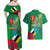 Dominica Independence Day Couples Matching Off Shoulder Maxi Dress and Hawaiian Shirt Imperial Amazon With National Flag and Map - Wonder Print Shop