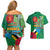 Dominica Independence Day Couples Matching Off Shoulder Short Dress and Hawaiian Shirt Imperial Amazon With National Flag and Map - Wonder Print Shop