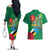 Dominica Independence Day Couples Matching Off The Shoulder Long Sleeve Dress and Hawaiian Shirt Imperial Amazon With National Flag and Map - Wonder Print Shop