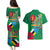 Dominica Independence Day Couples Matching Puletasi and Hawaiian Shirt Imperial Amazon With National Flag and Map - Wonder Print Shop