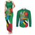 Dominica Independence Day Couples Matching Tank Maxi Dress and Long Sleeve Button Shirt Imperial Amazon With National Flag and Map - Wonder Print Shop