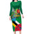 Dominica Independence Day Family Matching Long Sleeve Bodycon Dress and Hawaiian Shirt Imperial Amazon With National Flag and Map - Wonder Print Shop