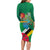 Dominica Independence Day Family Matching Long Sleeve Bodycon Dress and Hawaiian Shirt Imperial Amazon With National Flag and Map - Wonder Print Shop