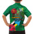 Dominica Independence Day Family Matching Off The Shoulder Long Sleeve Dress and Hawaiian Shirt Imperial Amazon With National Flag and Map - Wonder Print Shop