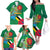 Dominica Independence Day Family Matching Off The Shoulder Long Sleeve Dress and Hawaiian Shirt Imperial Amazon With National Flag and Map - Wonder Print Shop