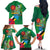 Dominica Independence Day Family Matching Off The Shoulder Long Sleeve Dress and Hawaiian Shirt Imperial Amazon With National Flag and Map - Wonder Print Shop