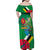 Dominica Independence Day Family Matching Off Shoulder Maxi Dress and Hawaiian Shirt Imperial Amazon With National Flag and Map - Wonder Print Shop