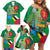 Dominica Independence Day Family Matching Off Shoulder Short Dress and Hawaiian Shirt Imperial Amazon With National Flag and Map - Wonder Print Shop