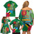 Dominica Independence Day Family Matching Off Shoulder Short Dress and Hawaiian Shirt Imperial Amazon With National Flag and Map - Wonder Print Shop