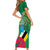 Dominica Independence Day Family Matching Short Sleeve Bodycon Dress and Hawaiian Shirt Imperial Amazon With National Flag and Map - Wonder Print Shop