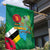 Dominica Independence Day Garden Flag Imperial Amazon With National Flag and Map - Wonder Print Shop