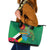 Dominica Independence Day Leather Tote Bag Imperial Amazon With National Flag and Map - Wonder Print Shop