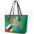 Dominica Independence Day Leather Tote Bag Imperial Amazon With National Flag and Map - Wonder Print Shop