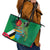 Dominica Independence Day Leather Tote Bag Imperial Amazon With National Flag and Map - Wonder Print Shop