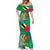 Dominica Independence Day Mermaid Dress Imperial Amazon With National Flag and Map - Wonder Print Shop