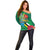 Dominica Independence Day Off Shoulder Sweater Imperial Amazon With National Flag and Map - Wonder Print Shop