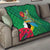 Dominica Independence Day Quilt Imperial Amazon With National Flag and Map - Wonder Print Shop