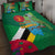 Dominica Independence Day Quilt Bed Set Imperial Amazon With National Flag and Map - Wonder Print Shop