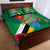 Dominica Independence Day Quilt Bed Set Imperial Amazon With National Flag and Map - Wonder Print Shop