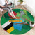 Dominica Independence Day Round Carpet Imperial Amazon With National Flag and Map