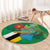 Dominica Independence Day Round Carpet Imperial Amazon With National Flag and Map