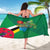 Dominica Independence Day Sarong Imperial Amazon With National Flag and Map - Wonder Print Shop