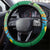 Dominica Independence Day Steering Wheel Cover Imperial Amazon With National Flag and Map - Wonder Print Shop